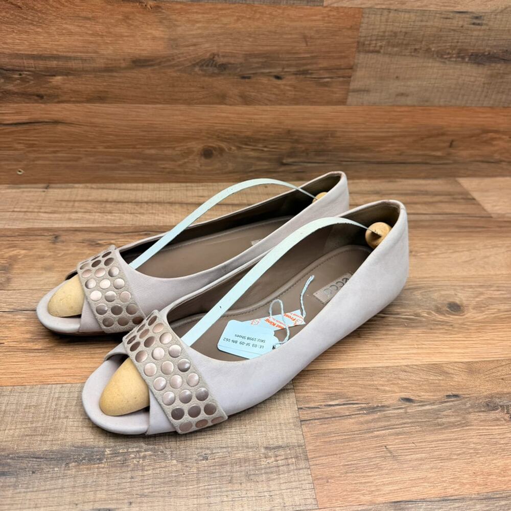Ecco Women’s 9.5 Eu40 Loafers Heel Slip On Shoes Wedge Open Toe Size Comfort